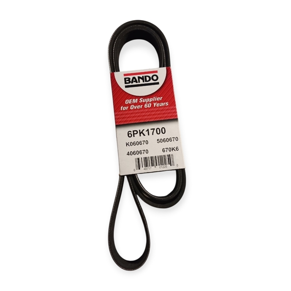 BANDO 6PK1700 Serpentine Belt Accessory Drive Belt OEM Quality - Picture 1 of 6